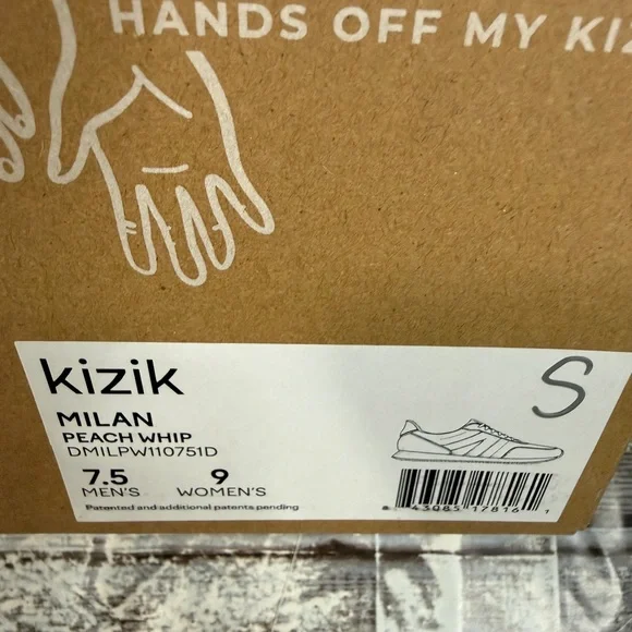 New Kizik Milan Sneakers in Peach Whip Size 9 Womens 7.5 Mens - Picture 2 of 9
